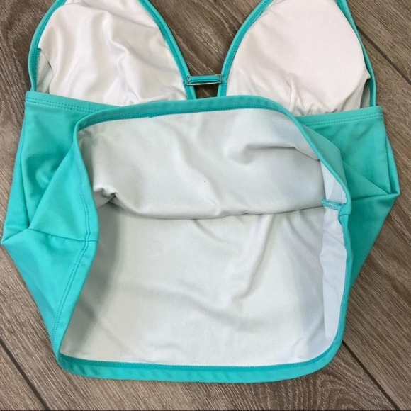 Cole of California Blue Halter Tankini  Swim Top - Picture 9 of 13